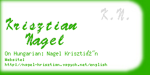 krisztian nagel business card